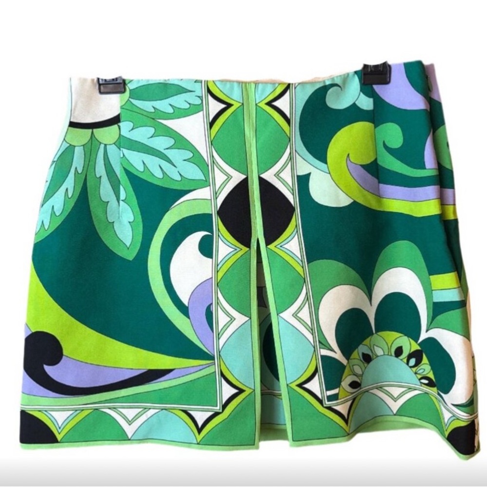 Zara Green and Purple Patterned Camisole